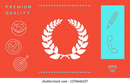 Laurel wreath, element for yor design