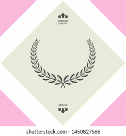 Laurel wreath. Element for yor design