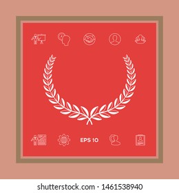 Laurel wreath. Element for yor design