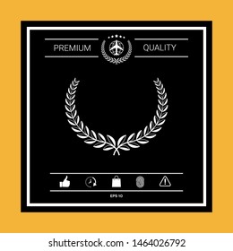 Laurel wreath. Element for yor design
