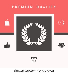 Laurel wreath, element for yor design