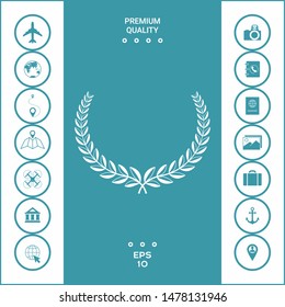 Laurel wreath. Element for yor design