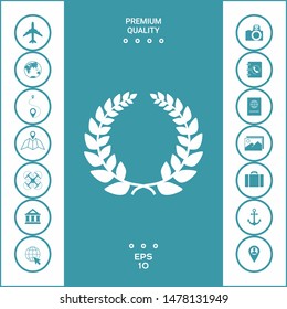 Laurel wreath, element for yor design