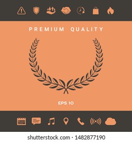 Laurel wreath. Element for yor design
