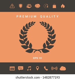 Laurel wreath, element for yor design