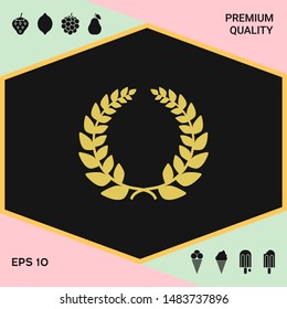 Laurel wreath, element for yor design