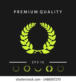 Laurel wreath, element for yor design
