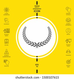 Laurel wreath. Element for yor design