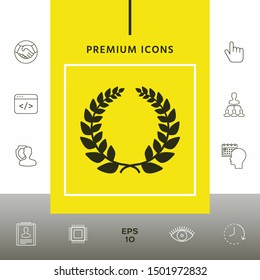 Laurel wreath, element for yor design