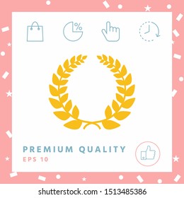Laurel wreath, element for yor design