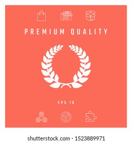 Laurel wreath, element for yor design