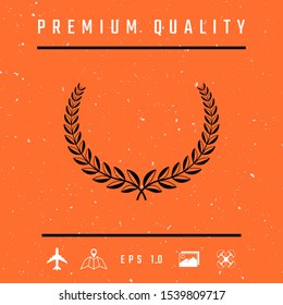 Laurel wreath. Element for yor design