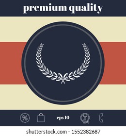 Laurel wreath. Element for yor design
