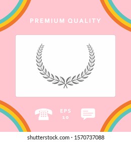Laurel wreath. Element for yor design