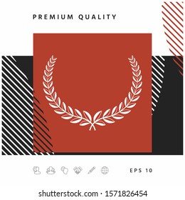 Laurel wreath. Element for yor design