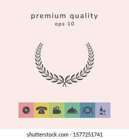 Laurel wreath. Element for yor design