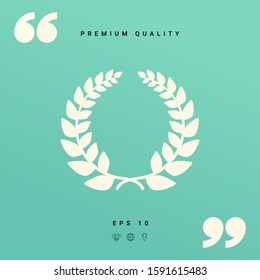 Laurel wreath, element for yor design