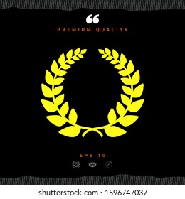 Laurel wreath, element for yor design