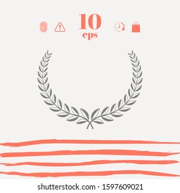 Laurel wreath. Element for yor design