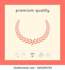 Laurel wreath. Element for yor design