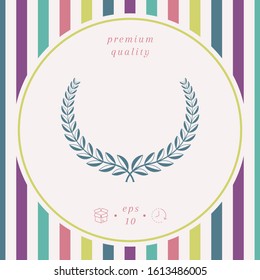 Laurel wreath. Element for yor design