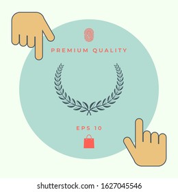 Laurel wreath. Element for yor design