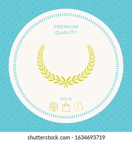 Laurel wreath. Element for yor design