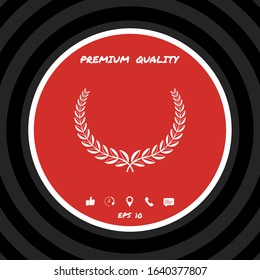 Laurel wreath. Element for yor design