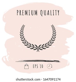 Laurel wreath. Element for yor design