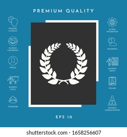 Laurel wreath, element for yor design
