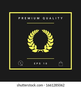 Laurel wreath, element for yor design