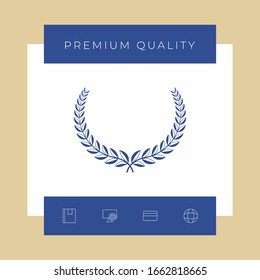 Laurel wreath. Element for yor design