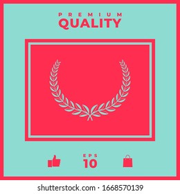 Laurel wreath. Element for yor design