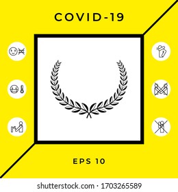Laurel wreath. Element for yor design