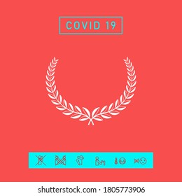 Laurel wreath. Element for yor design