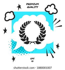 Laurel wreath, element for yor design