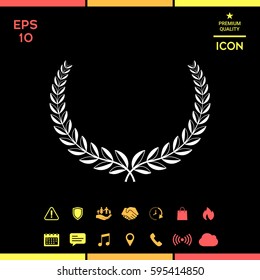 Laurel wreath. Element for yor design