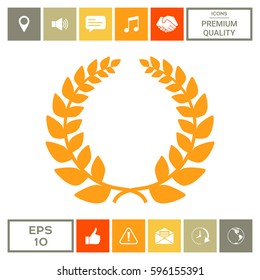 Laurel wreath, element for yor design