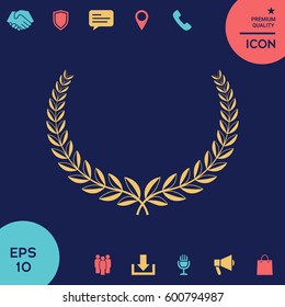 Laurel wreath. Element for yor design
