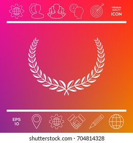 Laurel wreath. Element for yor design