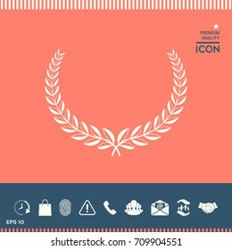 Laurel wreath. Element for yor design