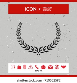Laurel wreath. Element for yor design