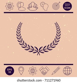 Laurel wreath. Element for yor design
