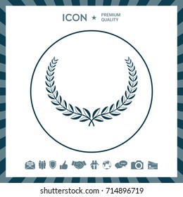 Laurel wreath. Element for yor design