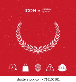 Laurel wreath. Element for yor design