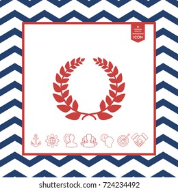 Laurel wreath, element for yor design