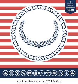 Laurel wreath. Element for yor design