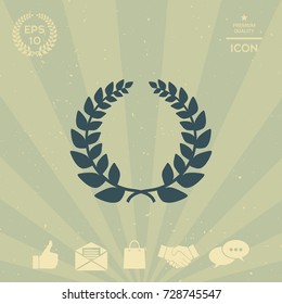 Laurel wreath, element for yor design