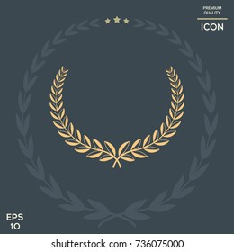 Laurel wreath. Element for yor design