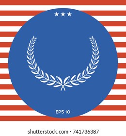 Laurel wreath. Element for yor design